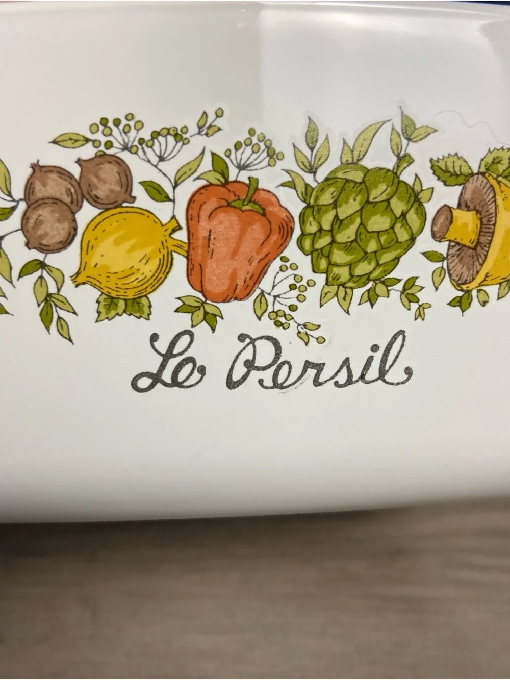 VTG CORNING WARE P-43-B 700 ML SPICE OF LIFE CASSEROLE DISHE LE PERSIL‎